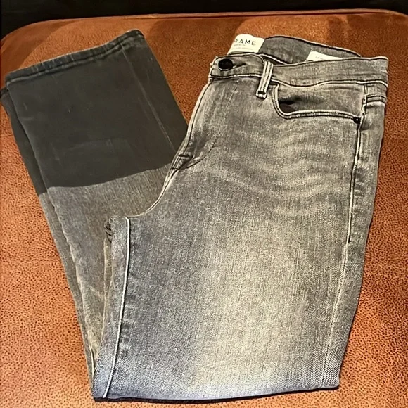 Frame LeHigh Straight Sleepy Hollow Two-Tone Jeans              *All jeans BOGO* - Picture 11 of 16